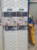 * 8 x packs Grosfillex wall cladding - Bricks (3 x 260cm x 37.5cm - 2.925m coverage)