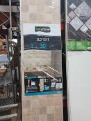 * 1 x packs Grosfillex wall cladding - Travertino Mosaique (3 x 260cm x 37.5cm - 2.925m coverage)