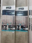 * 4 x packs Grosfillex wall cladding - Beton Clair (3 x 260cm x 37.5cm - 2.925m coverage)