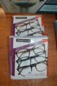 *2 Packs of Foster Grant Design Optics +3.00 Readi