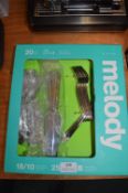 *Melody Stainless Steel Cutlery Set