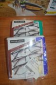 *2 Packs of Foster Grant Design Optics +2.5 & +2 R