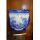 Large Royal Doulton Blue & White Watteau Planter - Image 1 of 3