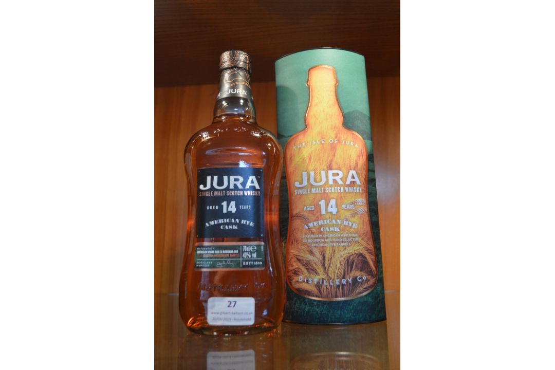 Jura 14 Year Single Malt Scotch Whisky American Ry