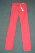 Diesel Pink Livier Sluper Slim Jeggings Size: 25w