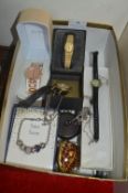Ladies Wristwatches, Costume Jewellery, etc.