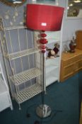 Chrome Standard Lamp