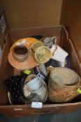 Vintage Pottery Planters, Mugs, etc.
