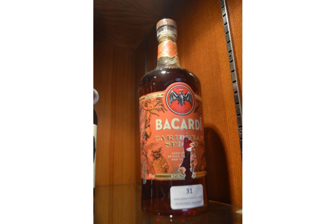 Bacardi Caribbean Spiced Rum 70cl