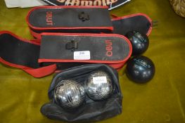 Three Sets of Boules