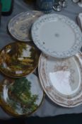 Victorian Meat Plates etc.