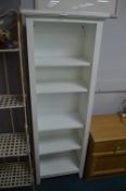 White Five Shelf Display Unit