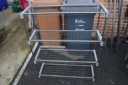 Four Tier Wire Shelf Unit