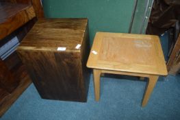 Stool and a Box Stool