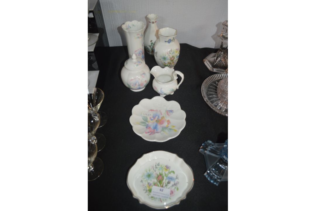 Aynsley Vases and Dishes etc.