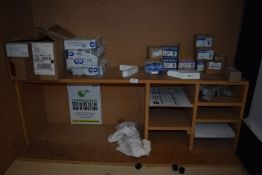 *Box of Assorted Adjustable Feet, Powder Coated Brackets, and Assorted Boxes of Socket Dome Flange