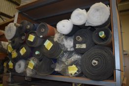 *Twenty-Five Rolls of Assorted Bonded Fabrics Suitable for the Upholstery of Office Screens and