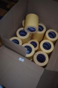 *Eighteen 125mm x 50m Rolls of Masking Tape