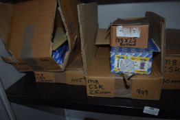 *Contents of Shelf to Include Socket Cap Screws, M8 Allen Key Bolts, etc.