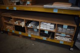 *Contents of Ten Pigeonholes to Include Link Posts, Nomad T-Slots Softwood, Nomad Bases, Edging