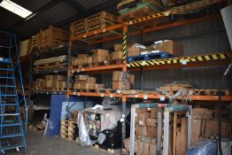 *Six Bays of Pallet Racking Comprising Seven 3.6m Uprights and Forty 2.5m Beams (collection by