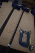*Pair of Irwin 4ft Quick Clamps
