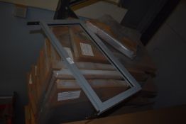 *Seventeen Aluminium Framed Perspex Fully Glazed Stacker Screen Panels