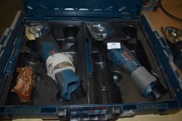 *Pair of Bosch GUS 12v 300 Fabric Knives (no batteries or chargers)