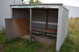 *Smokers Hut 160”x84” x 80” tall