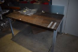*Workbench 63”x25.5” x 30” tall