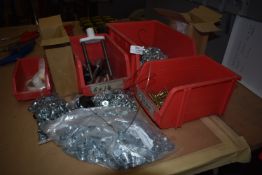 *Assorted Countersunk Machine Screws, Wood Screws, Galvanised Eyelets, etc.