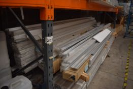 *Quantity of Assorted Aluminium Brackets, Wheels, and Extrusion