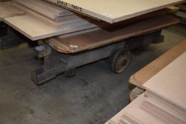 *Vintage Four Wheel Industrial Trolley (contents not included)