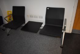 *Two Seat Reception Bench with Table 6ft wide