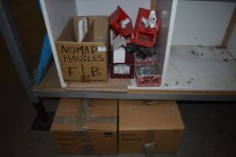 *Assorted Ironmongery, Nomad Handles, Plastic Storage Boxes, etc.