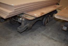 *Vintage Four Wheel Industrial Trolley (contents not included)