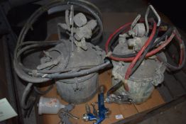 *Two Pressure Pots with Spray Guns