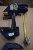 *Pair of Irwin Quick Clamps