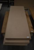 *Quantity of Cut Sheets of MDF 500x1400x3mm