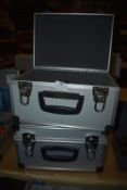*Two Aluminium Flight Cases