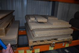 *Pallet of Assorted Sheets of 45mm Chipboard