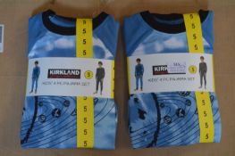 2x Boy’s Pyjama Sets Size: 5 years