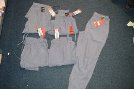 *4x BC Clothing Soft Blue Trousers Size: 12