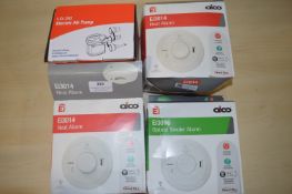 *3x Heat Alarm and 1x Electric Air Pump