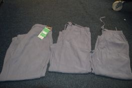 *2x BC Clothing Soft Blue Trousers Size: 16
