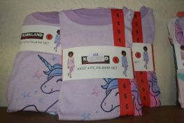 3x Kirkland Girl’s Pyjama Sets Size: 6 years