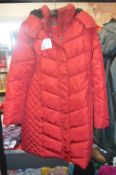 *Andrew Marc Red Hooded Jacket Size: XL