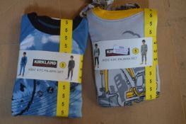 2x Boy’s Pyjama Sets Size: 5 years
