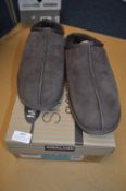 *Men’s Shearling Slippers Size: 11