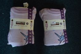 2x Girl’s Pyjama Sets Size: 10 years